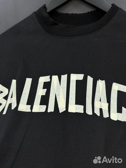 Футболка balenciaga oversize (унисекс)