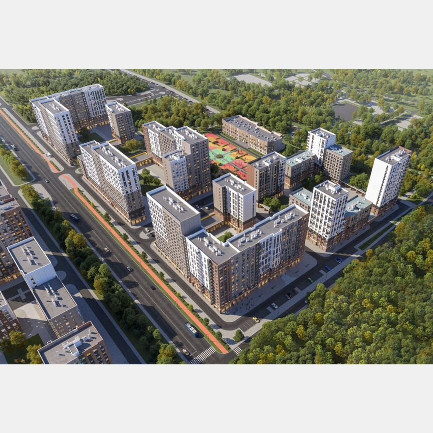 2-к. квартира, 54,4 м², 10/14 эт.
