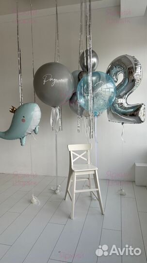 Воздушные гелиевые шары цифры