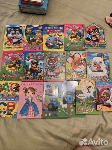 Коллекция детских книг и раскраски