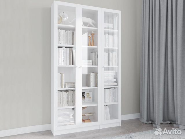 Стеллаж IKEA Билли белый книжный шкаф пенал икеа купить в Ростове-на ...