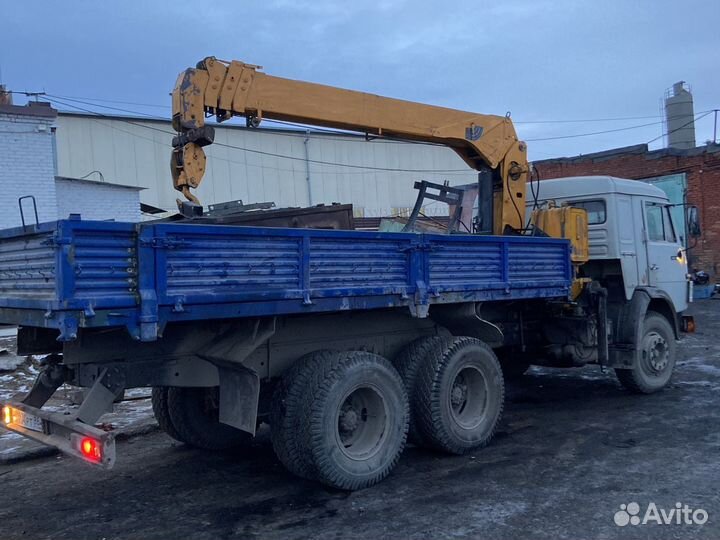 Услуги манипулятора 7 тонн на базе камаз 10т борт