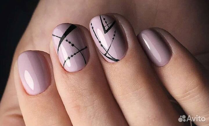 Маникюр гель -лак и укрепление