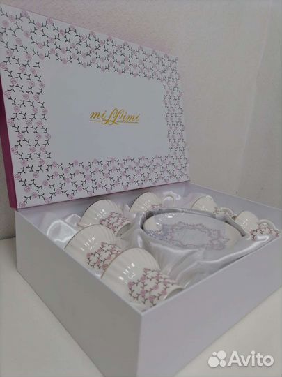 Кофейный сервиз 12 предметов новый