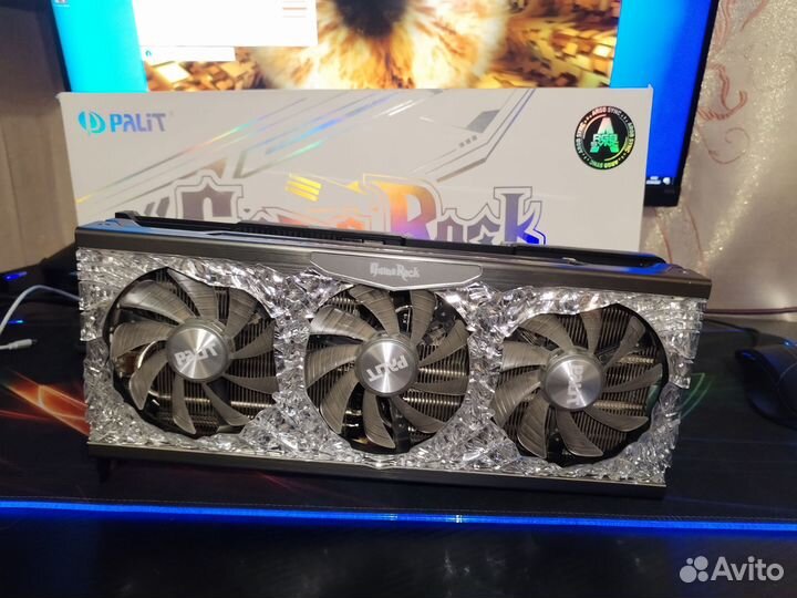 Видеокарта rtx 3080 palit gamerock 10GB / Обмен