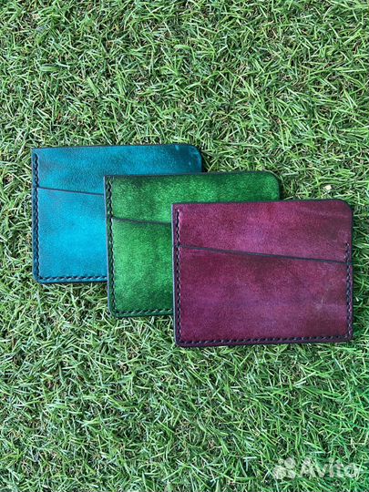 Кардхолдер из натуральной кожи