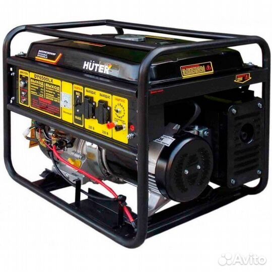 Электрогенератор dy6500lx Huter с колесами,аккум