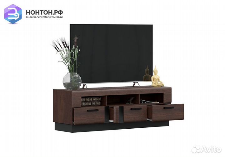 Тумба под тв Магнолия дерево / орех