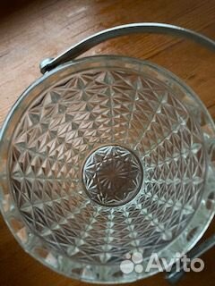 Конфетница ведерко с ручкой винтаж СССР