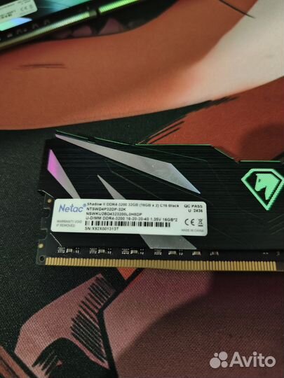 Оперативная память Ddr4 32Gb 3200mhz Netac