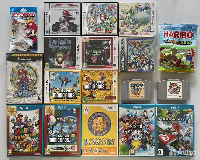 Игры Mario с разных платформ