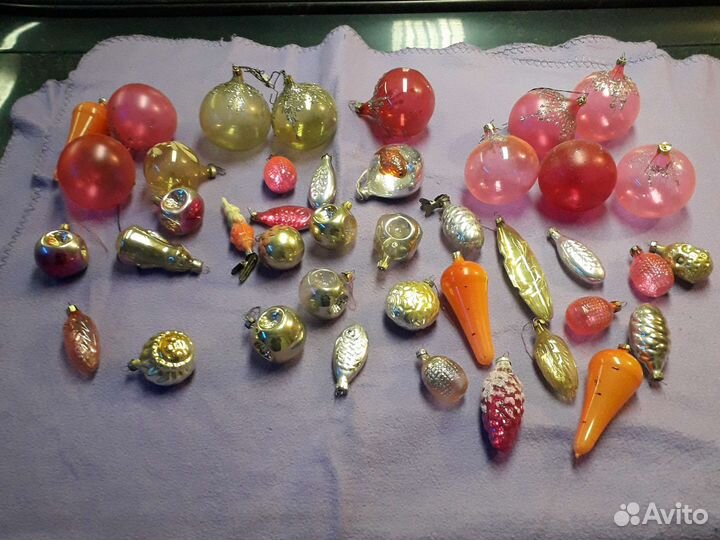 Елочные игрушки СССР