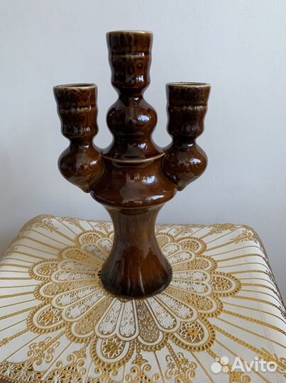 Подсвечник керамика