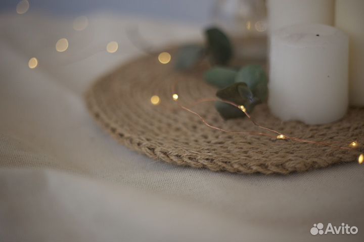 Салфетка из джута