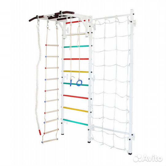 Шведская стенка с сеткой-лазалкой