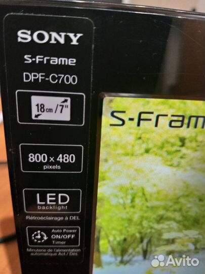 Цифровая фоторамка sony