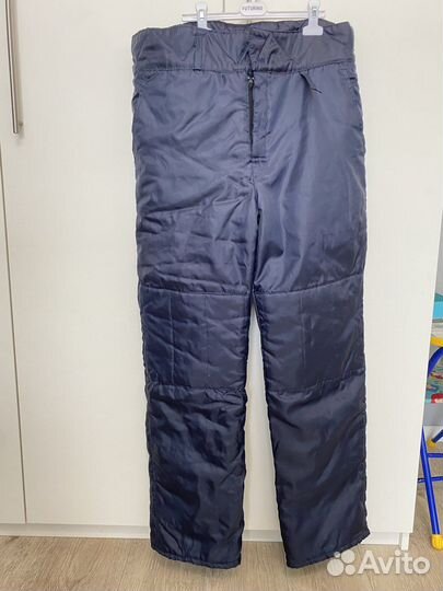 Мужские рабочие брюки утепленные