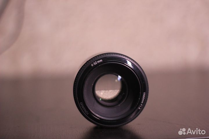 Объектив yongnuo 50mm f1 8 canon