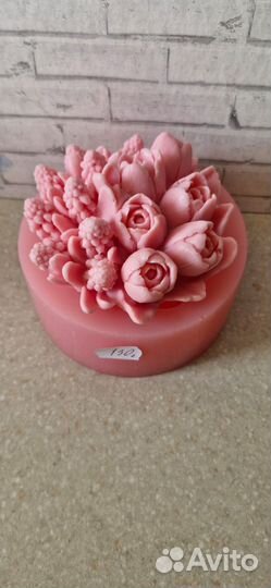 Форма силиконовая Букет тюльпанов и мускарей