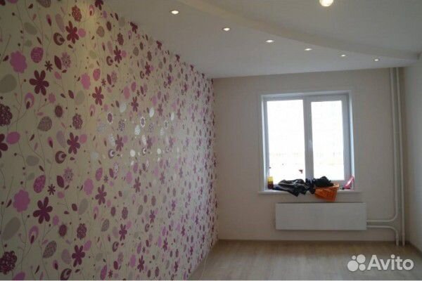 Поклейка обоев