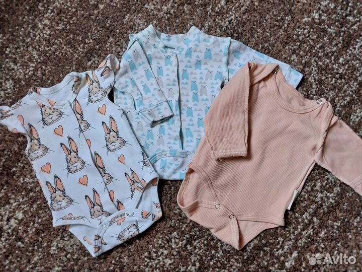 Пакет одежды 50-56 размер (0-3 месяца)