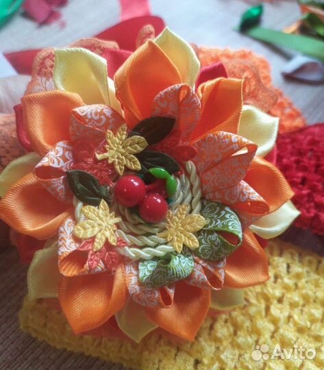 Резинки для волос ручной работы