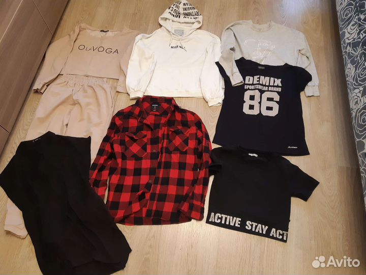 Вещи пакетом S M б/у