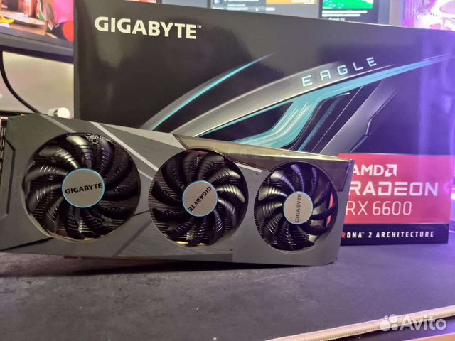 Видеокарта Rx 6600 Gigabyte Eagle купить в Москве | Электроника | Авито