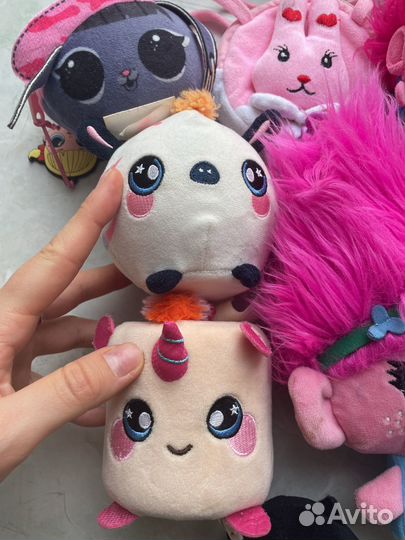Мягкая игрушка в ассортименте (сквиши, тролли)