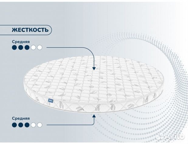 Круглый матрас 11 см