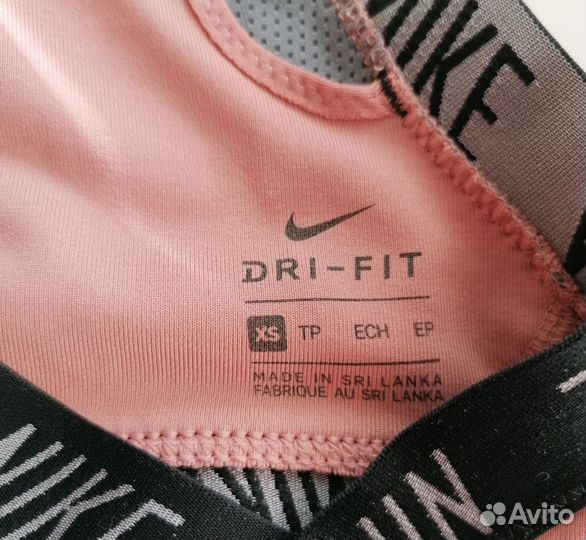 Спортивный топ бра nike