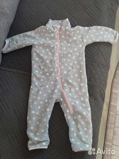 Флисовый комбинезон