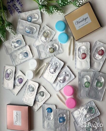 Линзы цветные