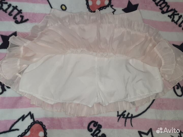 Розовая летняя юбка