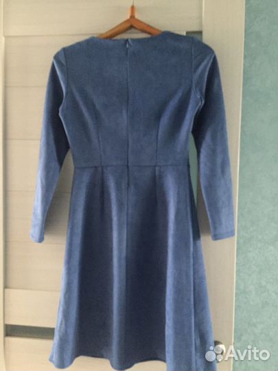 Платья спандекс.новые.синее рр42-44