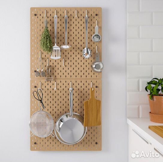 Панель Skadis IKEA скодис Икея 56*56 дерево