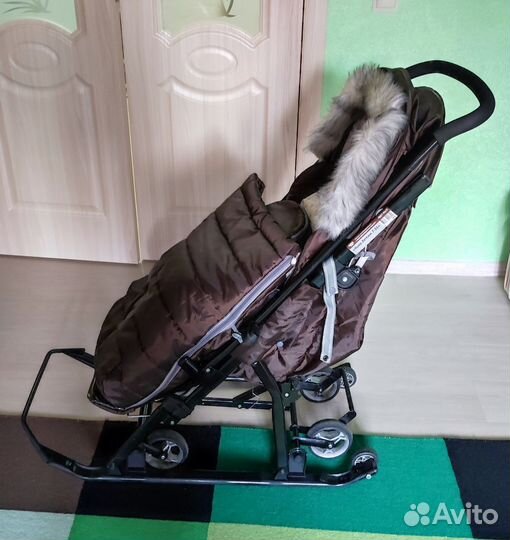 Детские санки с колесами