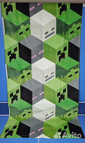 Банное детское полотенце Майнкрафт (Minecraft)