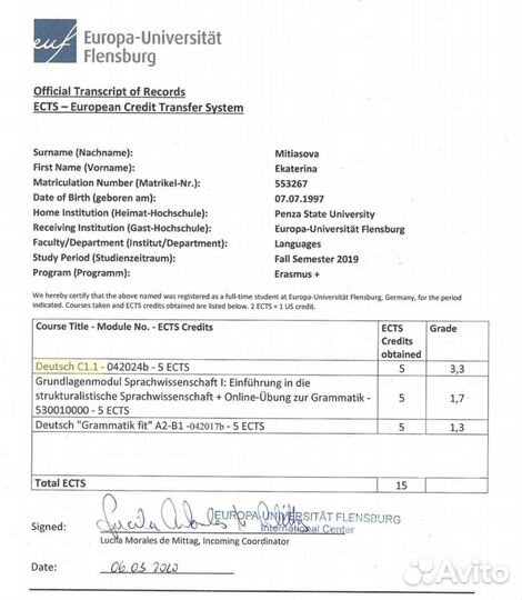 Репетитор немецкого и французского языков