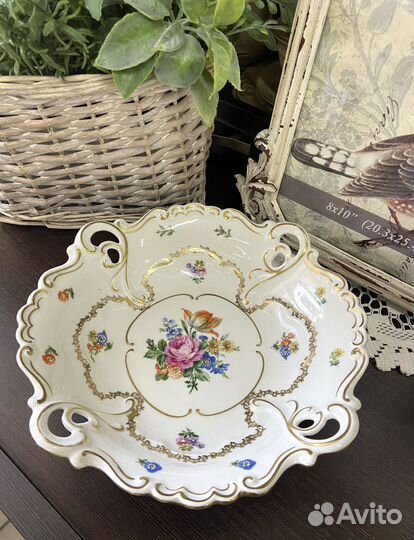 Блюдо от немецкой мануфактуры Jlmenau