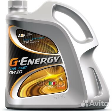 Масло G-Energy Synthetic Far East 0W-20 4л, API