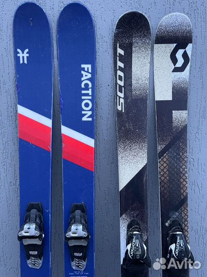 Лыжи горные фрирайд faction 3.0, scott 105