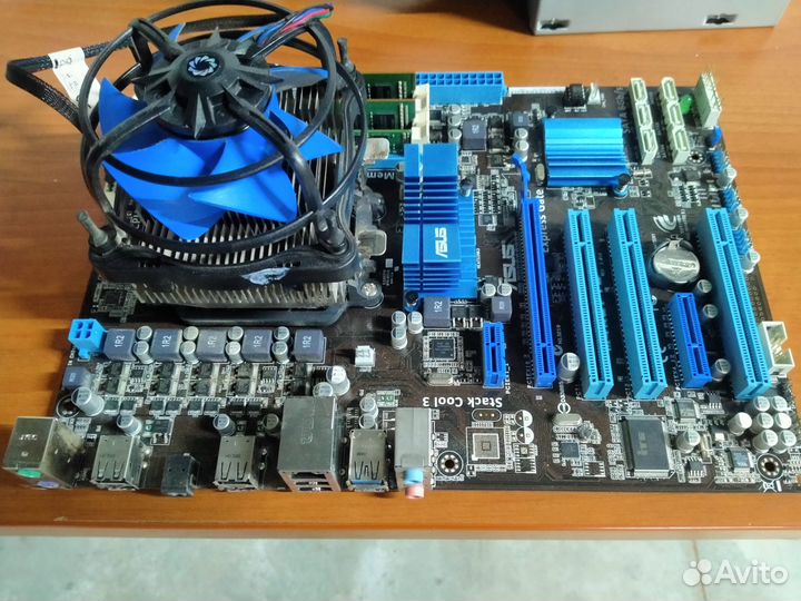 Комплект Asus + Phenom + Ram + Cooler + бп