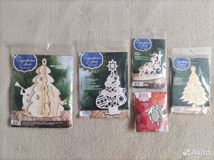 Новые деревянные наборы и заготовки для творчества