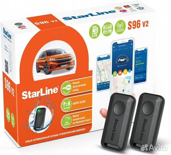 StarLine S96 V.2 GSM Установка