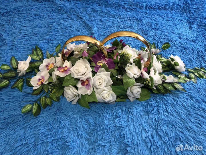 Свадебные кольца на автомобили