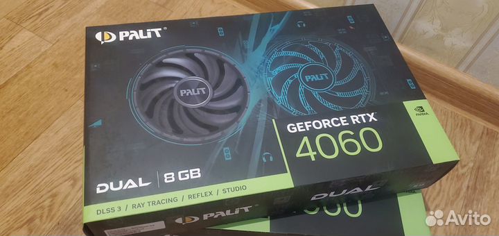 Видеокарта Palit GeForce RTX 4060 Dual 8 gb