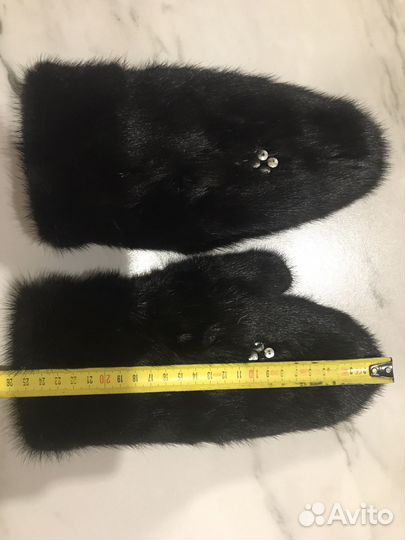 Норковые варежки