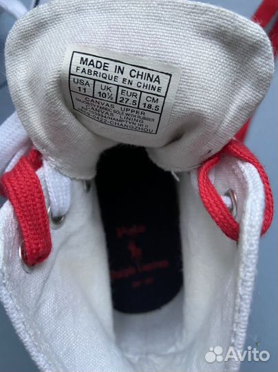 Детские кеды Polo Ralf Lauren