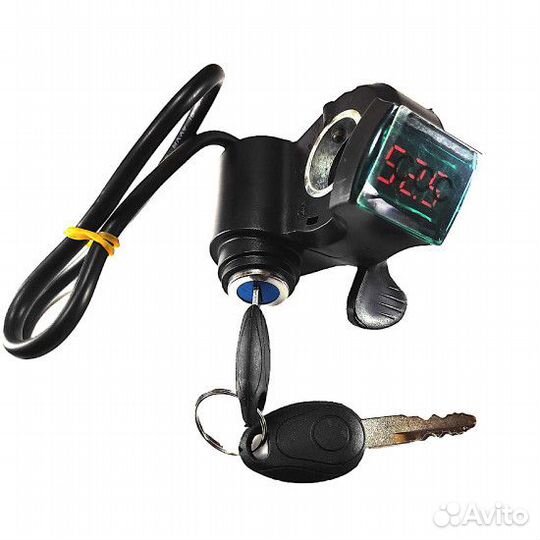 Вольтметр с замком зажигания и курком (арт 1232)